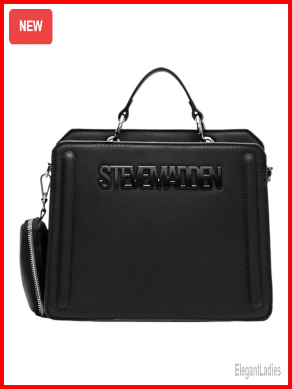 Steve Madden Bevelyn Convertible Crossbody Bag Satchel